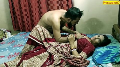 Indian xxx milf bhabhi real sex with husband close friend! Clear hindi audio